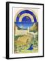 Le Tres Riches Heures Du Duc De Berry - July-Paul Herman & Jean Limbourg-Framed Art Print