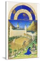 Le Tres Riches Heures Du Duc De Berry - July-Paul Herman & Jean Limbourg-Stretched Canvas