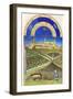 Le Tres Riches Heures Du Duc De Berry - March-Paul Herman & Jean Limbourg-Framed Art Print