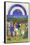 Le Tres Riches Heures Du Duc De Berry - May-Paul Herman & Jean Limbourg-Framed Stretched Canvas