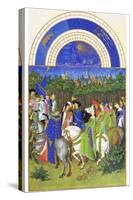 Le Tres Riches Heures Du Duc De Berry - May-Paul Herman & Jean Limbourg-Stretched Canvas