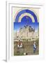 Le Tres Riches Heures Du Duc De Berry - October-Paul Herman & Jean Limbourg-Framed Art Print