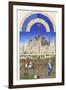 Le Tres Riches Heures Du Duc De Berry - October-Paul Herman & Jean Limbourg-Framed Art Print