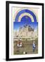 Le Tres Riches Heures Du Duc De Berry - October-Paul Herman & Jean Limbourg-Framed Art Print