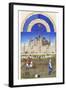 Le Tres Riches Heures Du Duc De Berry - October-Paul Herman & Jean Limbourg-Framed Art Print