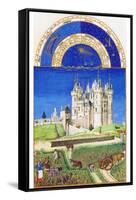 Le Tres Riches Heures Du Duc De Berry - September-Paul Herman & Jean Limbourg-Framed Stretched Canvas