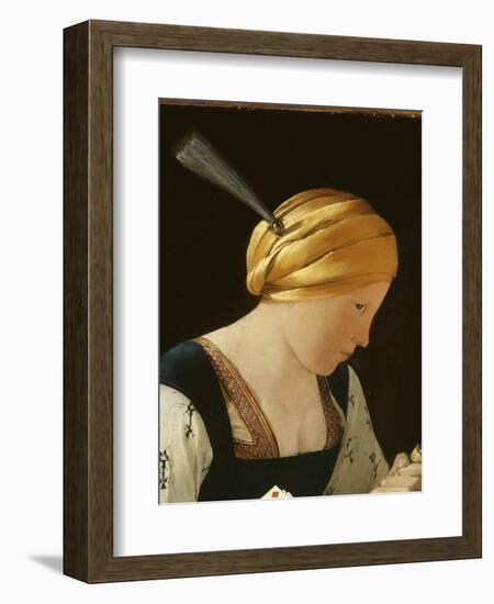 Le Tricheur à l'as de carreau-Georges de La Tour-Framed Giclee Print