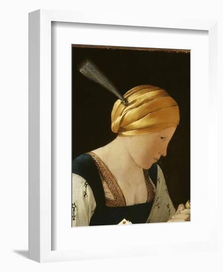 Le Tricheur à l'as de carreau-Georges de La Tour-Framed Giclee Print