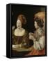 Le Tricheur à l'as de carreau-Georges de La Tour-Framed Stretched Canvas
