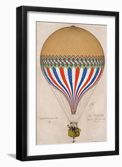 Le Tricolore, Publ. 1874-null-Framed Premium Giclee Print