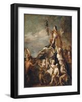 Le Triomphe de Bacchus-Charles de La Fosse-Framed Giclee Print