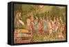 Le Triomphe De La Mort, (The Triumph of Deat)-Buonamico Buffalmacco-Framed Stretched Canvas