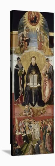 Le triomphe de saint Thomas d'Aquin-Benozzo Gozzoli-Stretched Canvas