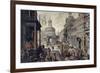 Le triumvirat romain-Hans Vredeman Vries-Framed Giclee Print