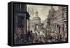 Le triumvirat romain-Hans Vredeman Vries-Framed Stretched Canvas