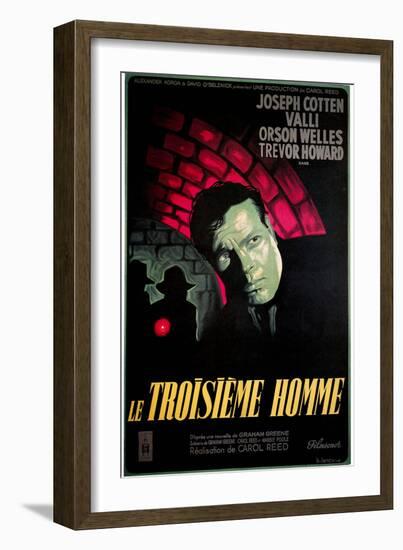 Le Troisieme Homme, (AKA the Third Man), Orsom Welles, 1949-null-Framed Art Print