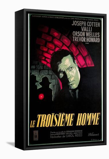 Le Troisieme Homme, (AKA the Third Man), Orsom Welles, 1949-null-Framed Stretched Canvas