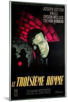 Le Troisieme Homme, (AKA the Third Man), Orsom Welles, 1949-null-Mounted Art Print