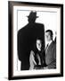 Le Troisieme Homme THE THIRD MAN by Carol Reed with Alida Valli and Joseph Cotten, 1949 (b/w photo)-null-Framed Photo
