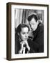 Le Troisieme Homme THE THIRD MAN by Carol Reed with Alida Valli and Joseph Cotten, 1949 (b/w photo)-null-Framed Photo