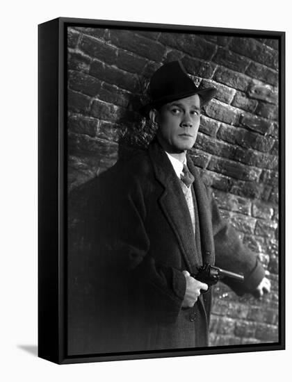 Le Troisieme Homme THE THIRD MAN by Carol Reed with Joseph Cotten, 1949 (b/w photo)-null-Framed Stretched Canvas