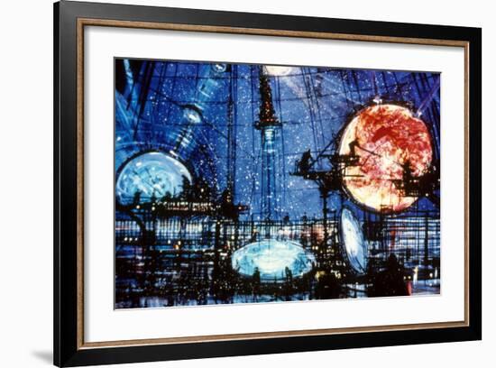 Le Trou Noir the Black Hole De Gary Nelson 1979-null-Framed Art Print