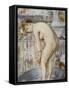 Le tub ou Femme dans un tub-Edouard Manet-Framed Stretched Canvas