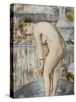 Le tub ou Femme dans un tub-Edouard Manet-Stretched Canvas