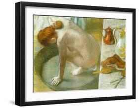 Le Tub-Edgar Degas-Framed Giclee Print