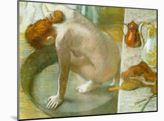 Le Tub-Edgar Degas-Mounted Giclee Print