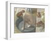 Le Tub-Edgar Degas-Framed Giclee Print