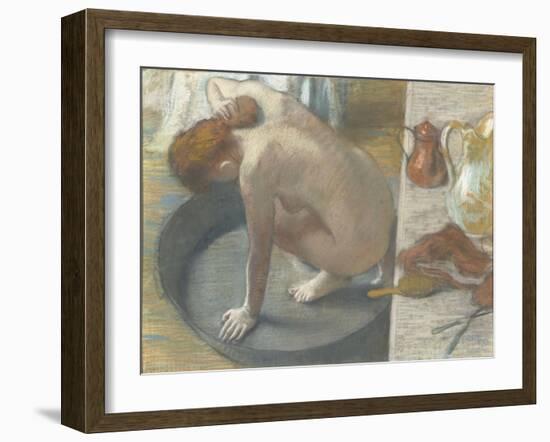 Le Tub-Edgar Degas-Framed Giclee Print