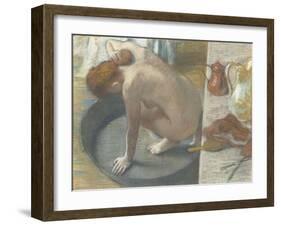 Le Tub-Edgar Degas-Framed Giclee Print