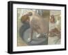 Le Tub-Edgar Degas-Framed Giclee Print