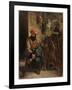 Le Turc à la selle-Eugene Delacroix-Framed Giclee Print