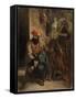 Le Turc à la selle-Eugene Delacroix-Framed Stretched Canvas