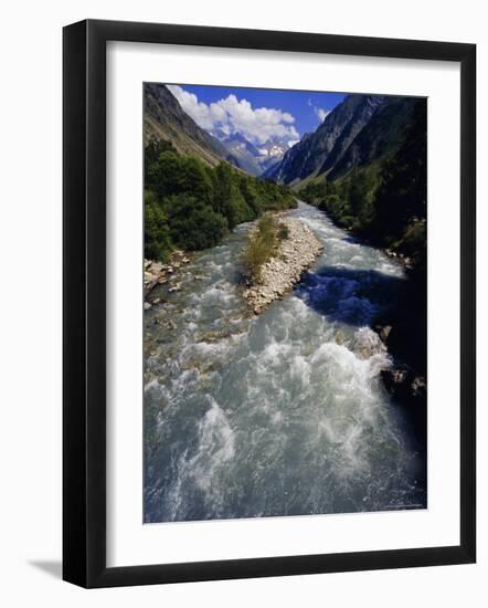 Le Valgaudemar, Near Gap, Hautes Alpes, French Alps, Provence, France-David Hughes-Framed Photographic Print