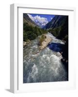 Le Valgaudemar, Near Gap, Hautes Alpes, French Alps, Provence, France-David Hughes-Framed Photographic Print