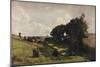 'Le Vallon', 19th century, (1910)-Jean-Baptiste-Camille Corot-Mounted Giclee Print