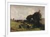 'Le Vallon', 19th century, (1910)-Jean-Baptiste-Camille Corot-Framed Giclee Print