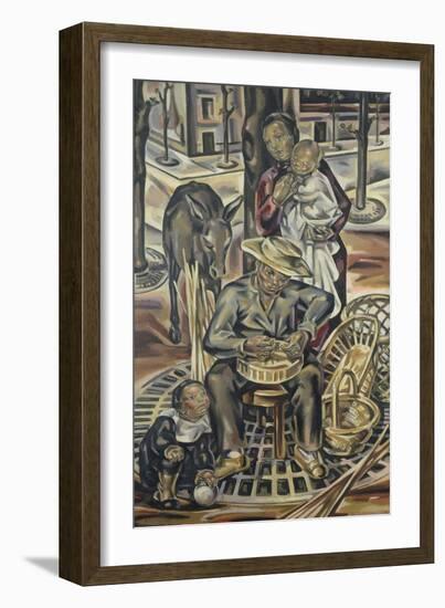 Le Vannier (la Sainte Famille)-Maria Blanchard-Framed Giclee Print