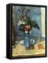 Le Vase Bleu, 1889-1890-Paul Cézanne-Framed Stretched Canvas
