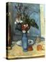 Le Vase Bleu, 1889-1890-Paul Cézanne-Stretched Canvas