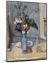 Le Vase bleu-Paul Cézanne-Mounted Giclee Print