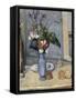 Le Vase bleu-Paul Cézanne-Framed Stretched Canvas