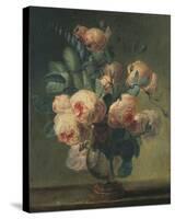 Le Vase Fleuri-Pierre Joseph Redoute-Stretched Canvas