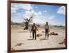 Le Vent by la Plaine THE UNFORGIVEN by JohnHuston with Burt Lancaster and Audie Murphy, 1960 (photo-null-Framed Photo