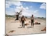 Le Vent by la Plaine THE UNFORGIVEN by JohnHuston with Burt Lancaster and Audie Murphy, 1960 (photo-null-Mounted Photo