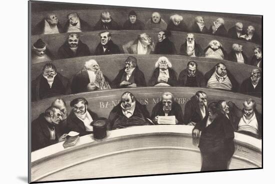 Le Ventre Legislatif (The Legislative Belly) by Honore Daumier, 1834-Honore Daumier-Mounted Giclee Print