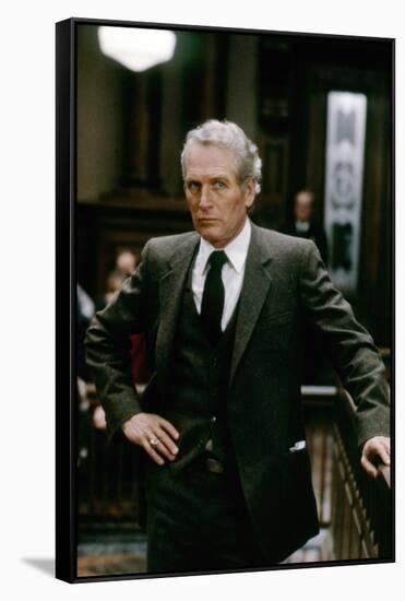 Le Verdict The Verdict by SidneyLumet with Paul Newman, 1982 (photo)-null-Framed Stretched Canvas